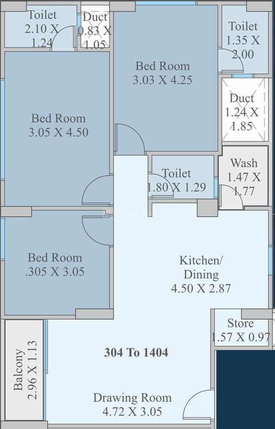 Serenity Satyam Floor plan